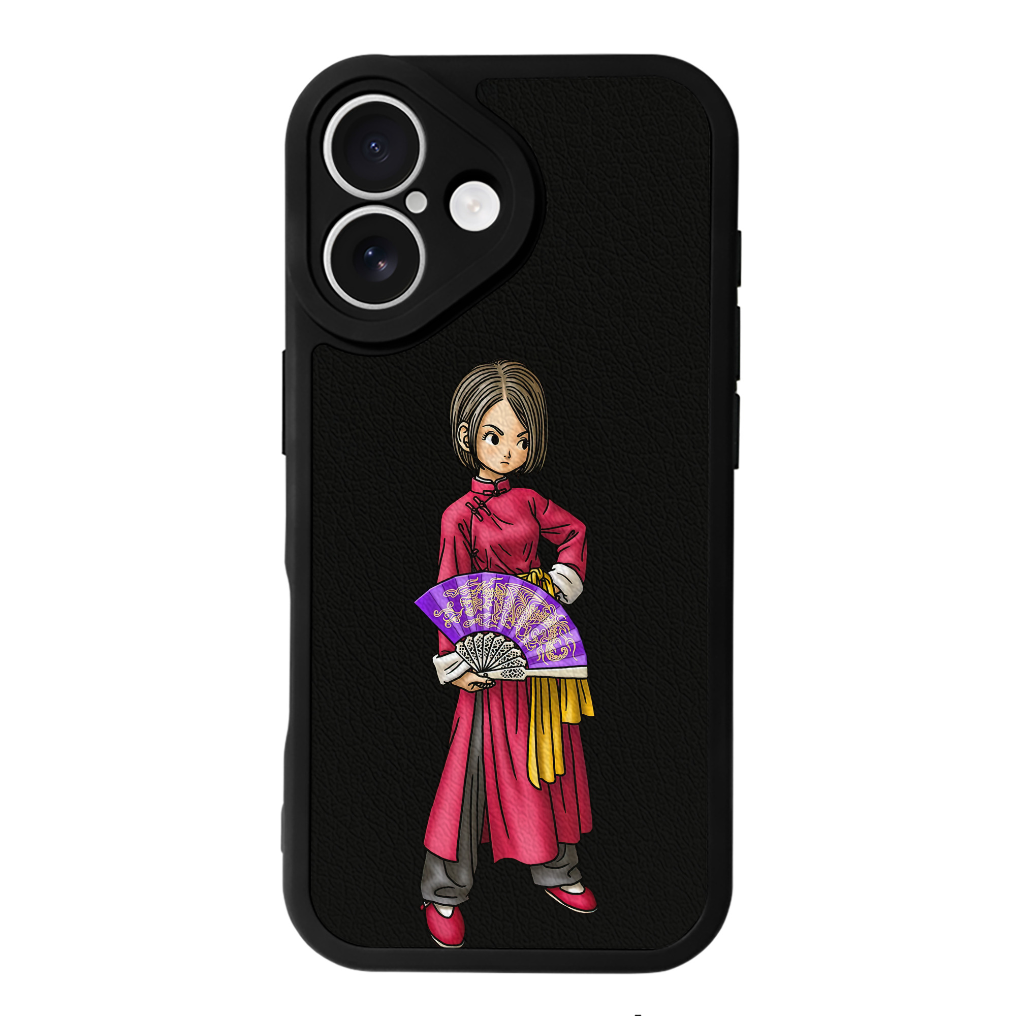 （画像用） ドラゴンクエスト Doragon Kuesuto Dragon Quest 【iPhone 16シリーズ対応】シリコンスマホケース（レザー調） 材質：シリコン
